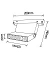 MAGNETO* FOCO LINEAL 10W BLANCO 3000K